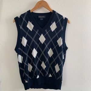 Vintage Brooks Brothers Argyle Sweater Vest